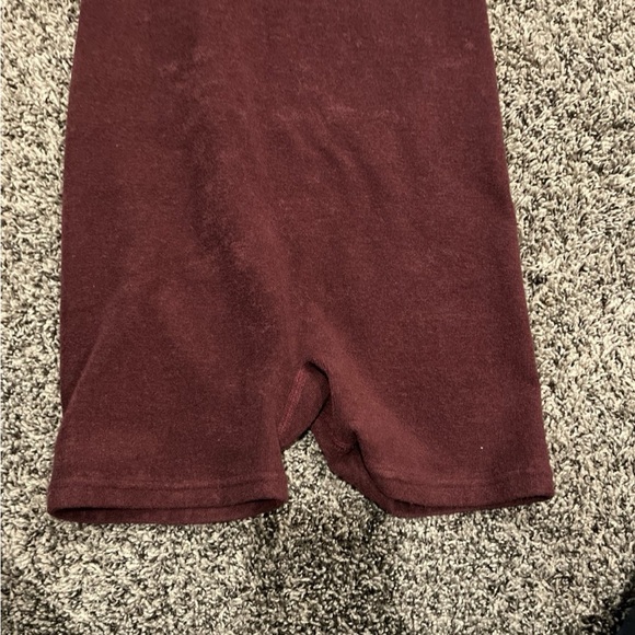 ALO Seamless Luxe Terry Cuddle Onesie Romper Brown Women’s Size Small - Picture 4 of 8